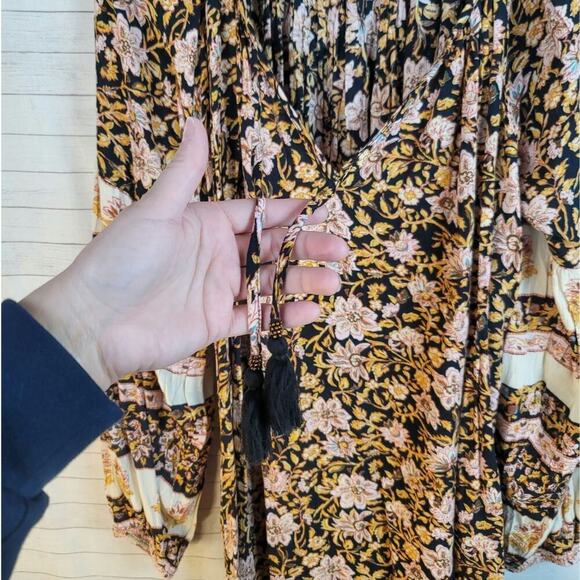 BILLABONG GYPSET LONG SLEEVE DRESS, SZ LARGE - Picture 4 of 15